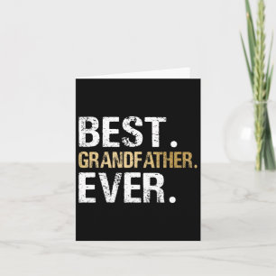From Granddaughter Grandson Best Grandfather Card