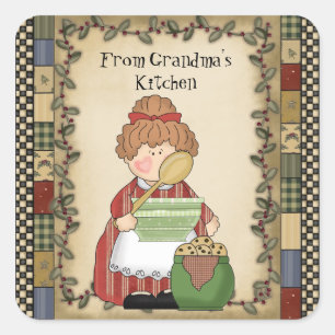From Grandma's Kitchen cartoon sticker