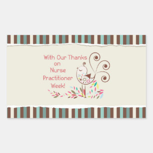 From Group, Happy Nurse Practitioner Week Rectangular Sticker