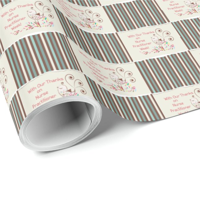 From Group, Happy Nurse Practitioner Week Wrapping Paper (Roll Corner)