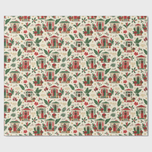 From Home, With Love: Christmas Gift Tags Wrapping Paper