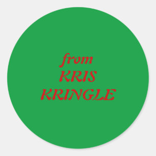 from KRIS KRINGLE Classic Round Sticker