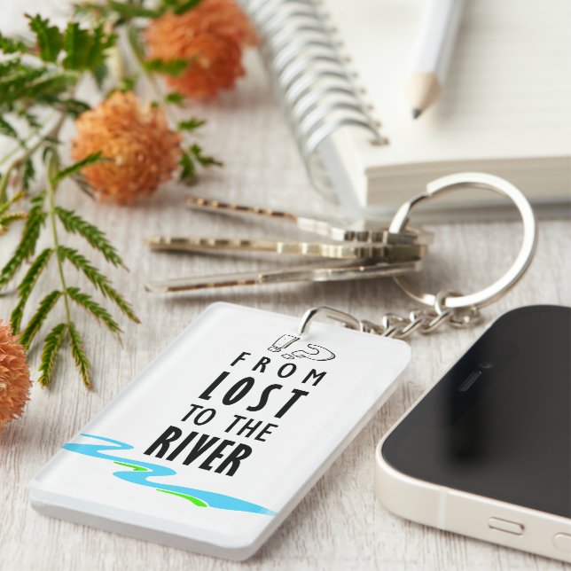 From lost to the river key ring (Front Right)