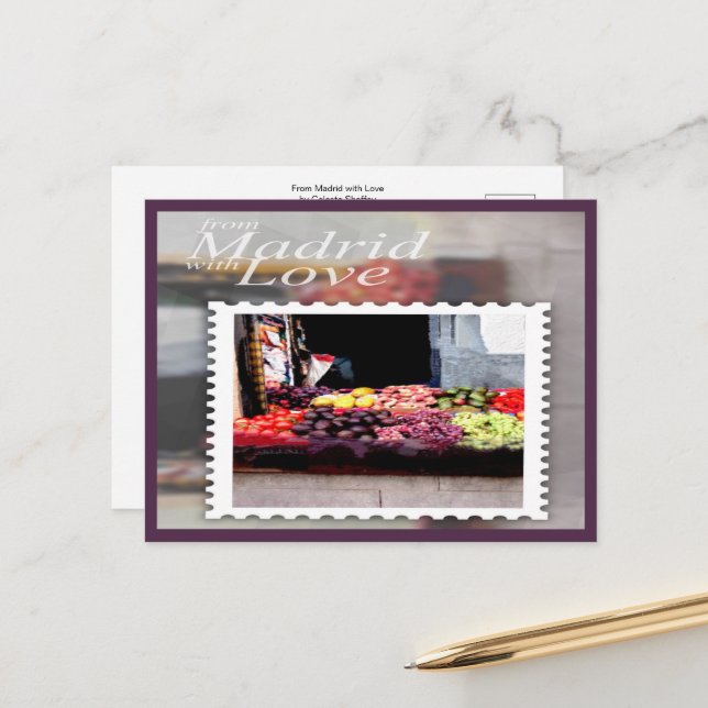 From Madrid with Love Postcard (Front/Back In Situ)