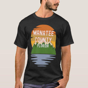 From Manatee County Florida Vintage Sunset T-Shirt