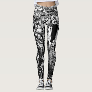 From Manhattan to the sky Leggings