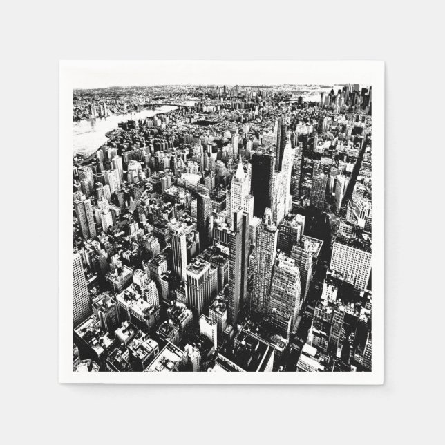 From Manhattan to the sky Napkin (Front)