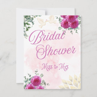 From Miss to Mrs – A Rose Garden Bridal Shower