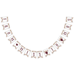 From Miss To Mrs Banner, Boho Bunting