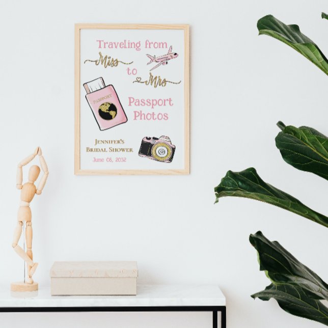 From Miss to Mrs Bridal Shower Adventure Photo Poster (Creator Uploaded)