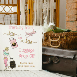 From Miss to Mrs Bridal Shower Journey Favour Poster