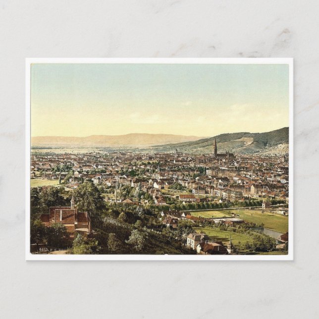 From Mount Loretto, Freiburg, Baden, Germany class Postcard (Front)