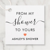 From My Shower To Yours, Bridal Shower Coral