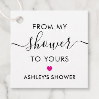 From My Shower To Yours, Bridal Shower Fuchsia