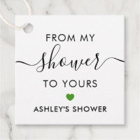 From My Shower To Yours, Bridal Shower Green
