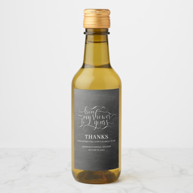 From My Shower To Yours Homemade Shower Gel Labels (Front)