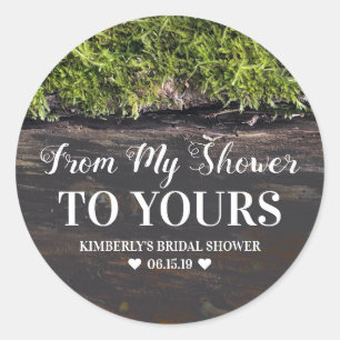 From My Shower To Yours - Thank You Classic Round Sticker