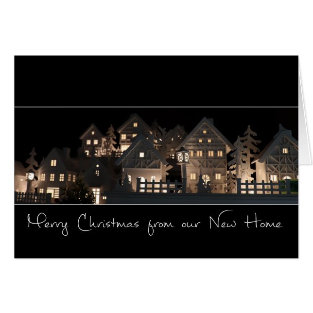 From New Home Illuminated Christmas Houses (Front Horizontal)