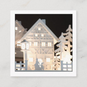From New Home Illuminated Christmas Houses Enclosure Card