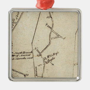 From New York to Philadelphia 49 Metal Ornament