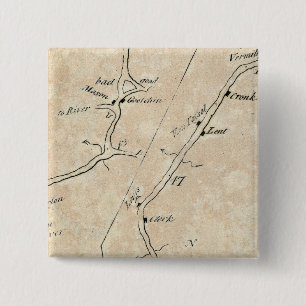 From New York to Poughkeepsie 10 15 Cm Square Badge