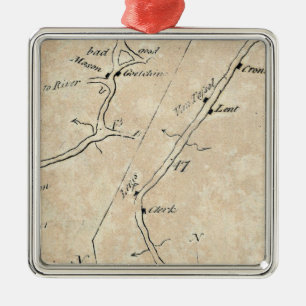 From New York to Poughkeepsie 10 Metal Ornament