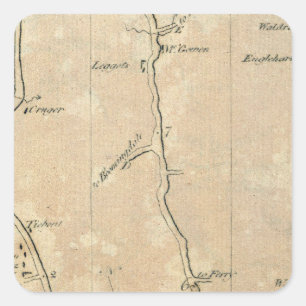 From New York to Stratford 1 Square Sticker