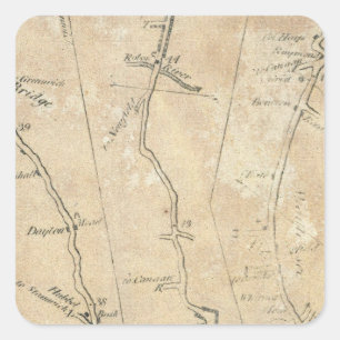 From New York to Stratford 4 Square Sticker