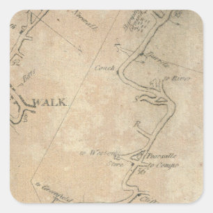From New York to Stratford 5 Square Sticker