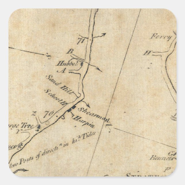 From New York to Stratford 7 Square Sticker (Front)