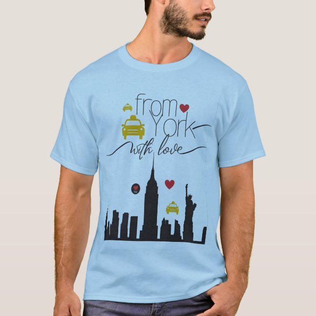 From New York, with Love – City Pulse  T-Shirt (Front)