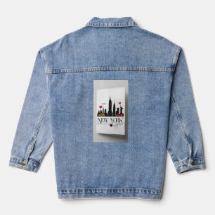 From New York, with Love – Times Square Glow Denim Jacket