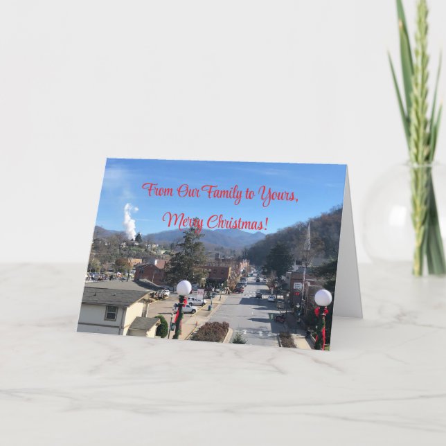 From Our Family to Yours, Christmas Greeting Card (Front)