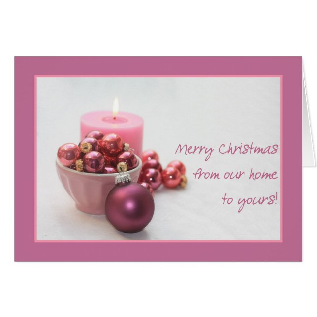 From our Home to Yours.. Christmas card (Front Horizontal)