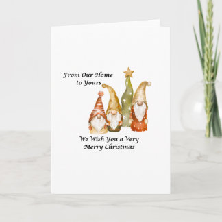 From Our Home to Yours on a Christmas  Card