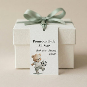 From Our Little All-Star • Baby Shower Gift Tags