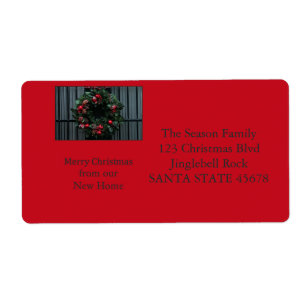 From our new address Christmas Wreath