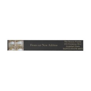 From our new Address Ornaments Wrap Around Label