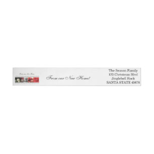 From our new Home Christmas collage Wrap Around Label