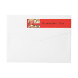From our new Home Golden Ornaments Wrap Around Label
