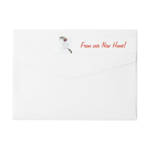 From our new Home Snow rose and pen Wrap Around Label