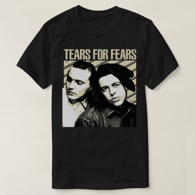 From Pale Shelter To Stardom Tears For Fears Rise  T-Shirt (Design Front)