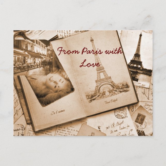 From Paris with Love Postcard (Front)