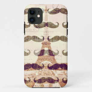 From Paris with moustache iPhone 11 Case