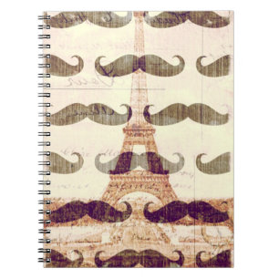 From Paris with moustache Notebook