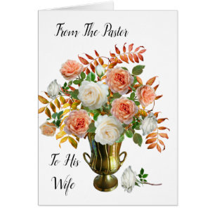 From Pastor to my Wife A greeting Card