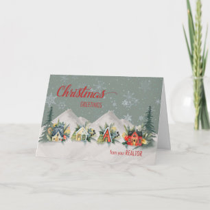 From Realtor Christmas Village Homes Card