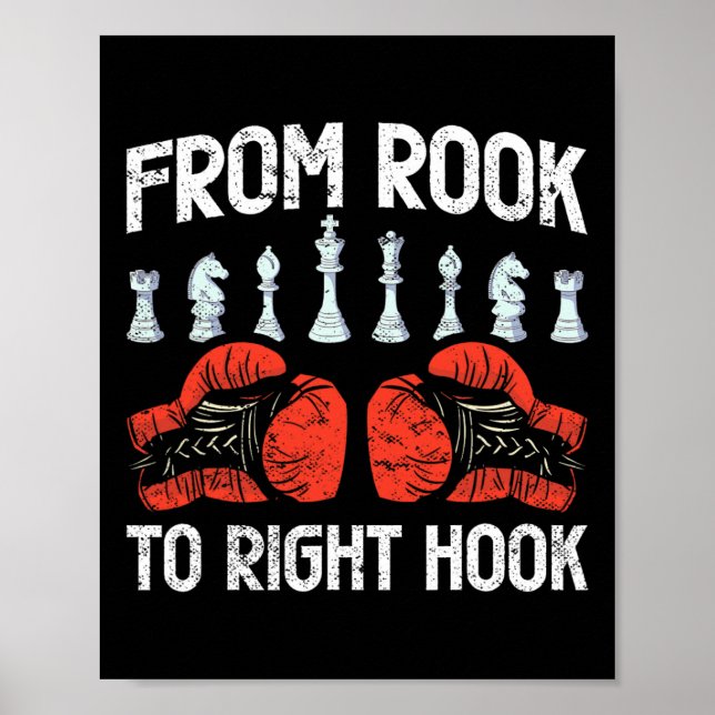 From Rook To Right Hook Chess Boxing Fusion  Poster (Front)