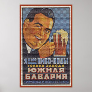 From Russia With Beer Poster