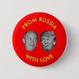 FROM RUSSIA WITH LOVE 6 CM ROUND BADGE